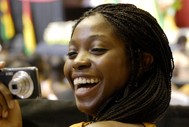 Ghana, Smiling Beautiful Woman