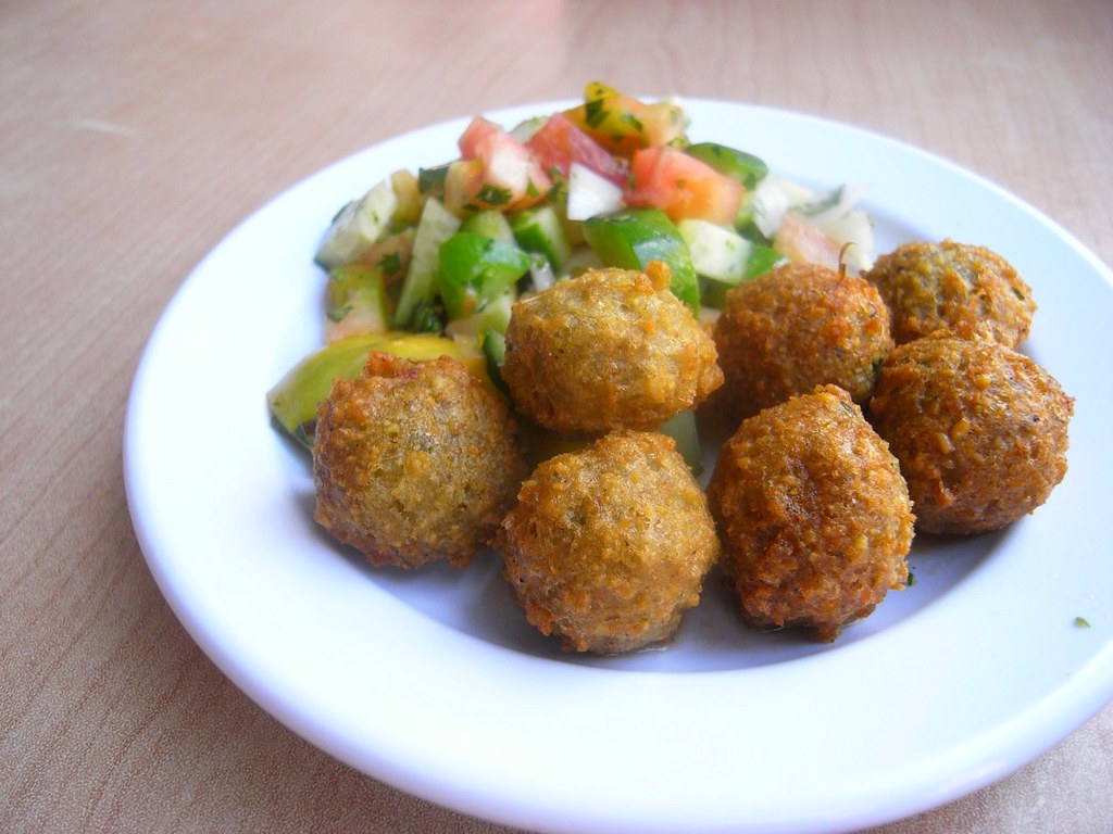 Falafel | It is a fried ball or patty made from spiced chick… | Flickr