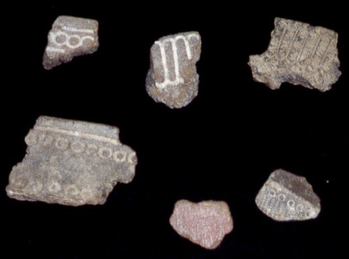 Pottery Sherds With Patterns