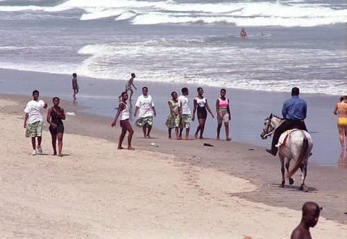 labadi beach accra ghana 1999 african ladies