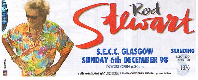 rod stewart concert ticket from the 06/12/98 | Western SMT | Flickr