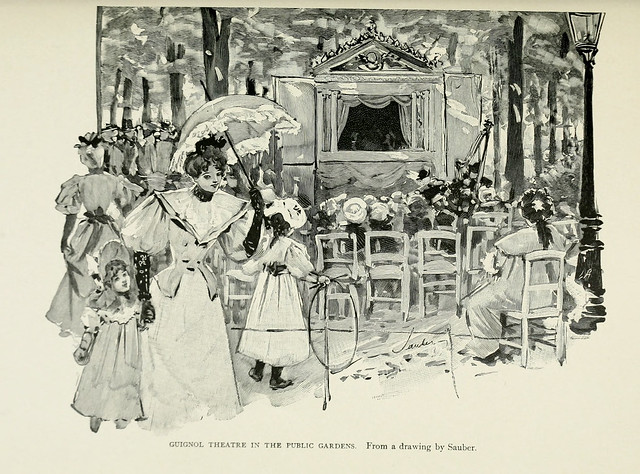 024-Teatro de marionetas en los jardines publicos-Paris from the earliest period to the present day 1902