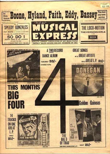 NME - Page 1 - Front - 24.Aug.1962