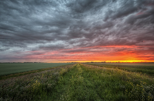 sunset sky clouds manitoba springfield prairie hdr levee nikkor1024mm morrismulvey