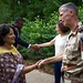Visite à Barkhane de Mme Hiroute Guebre Sellassie, envoyée spéciale du secrétaire général des Nations Unies pour le Sahel.
