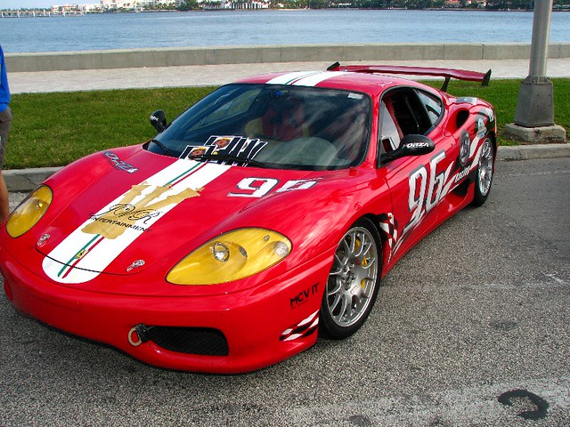Ferrari 360 Modena Forza Race Car - 2009 Palm Beach Supercar Weekend - Flagler Drive - Downtown West Palm Beach, FL