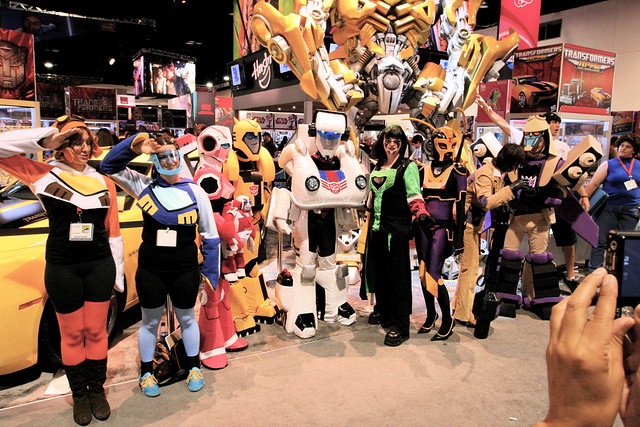 Transformers Animated Cosplay Group