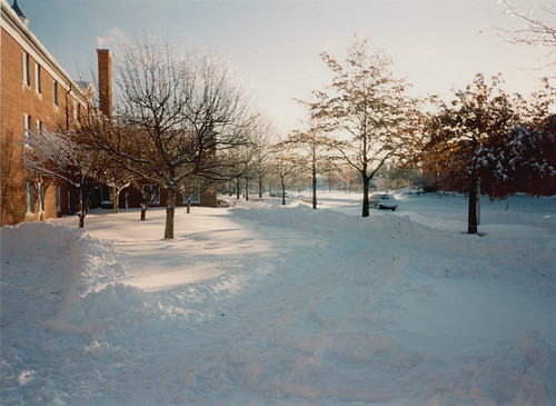 Snow at Ohio Northern - 1995