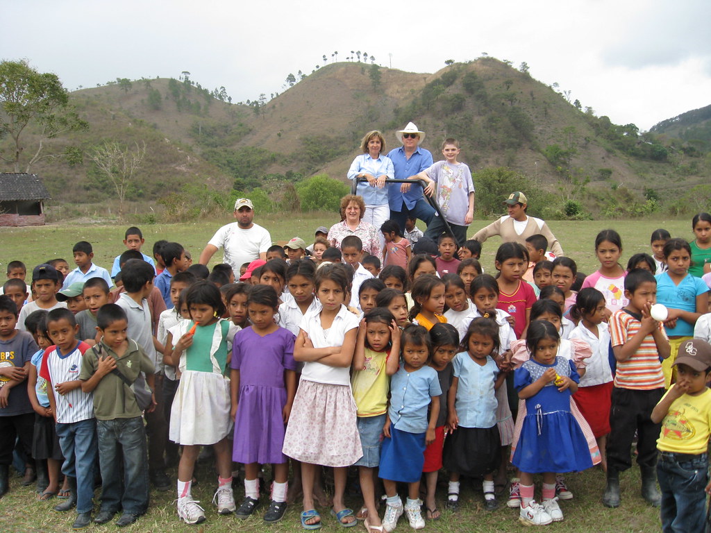 Children in the school of Boca del Monte