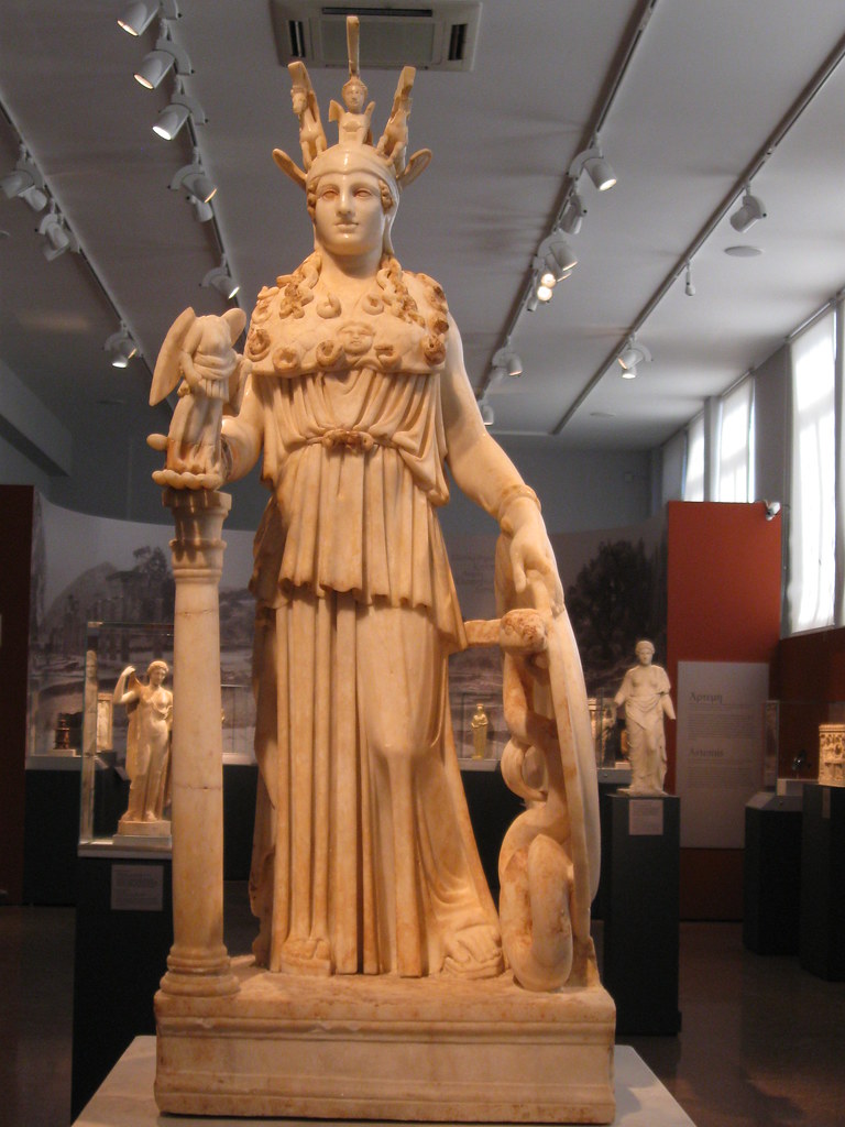 Chryselephantine statue of Athena at the Parthenon