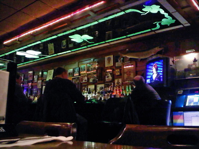 at the bar