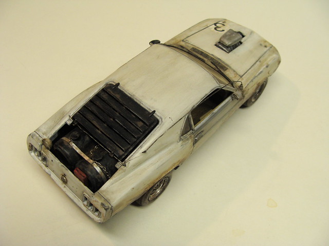 1970 Ford Mustang 429 BOSS with blower (1/24 Road Warrior conversion)