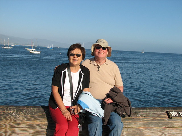 John and Deanna on Stearns Wharf