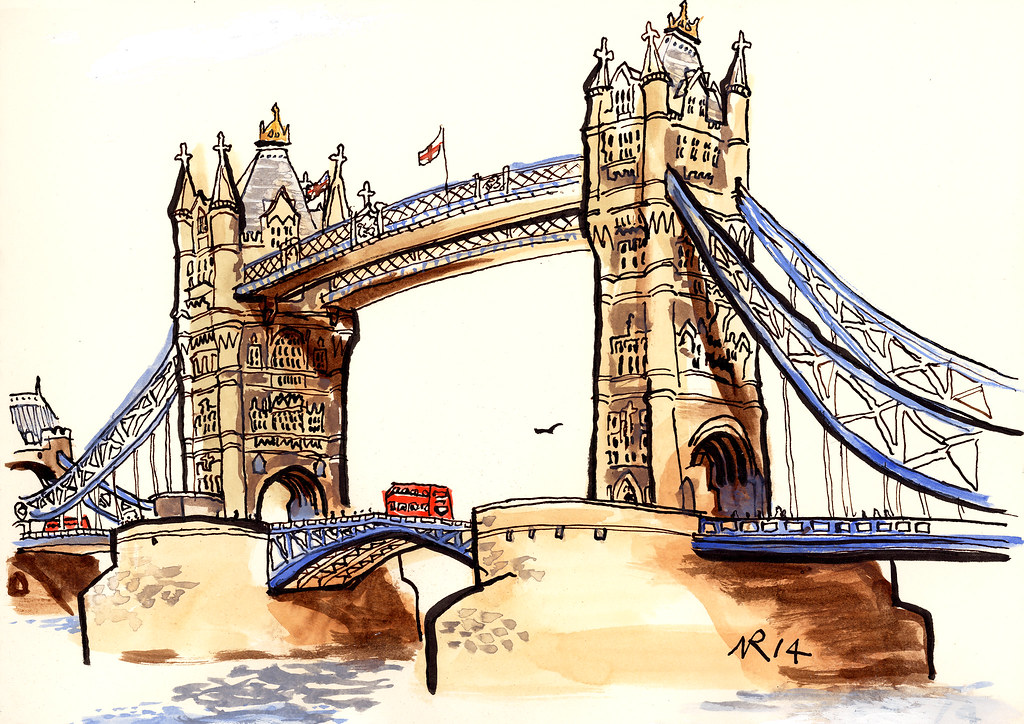 uk, bridge, england, brick, bird, london, tower, water, stone, thames, pen,...