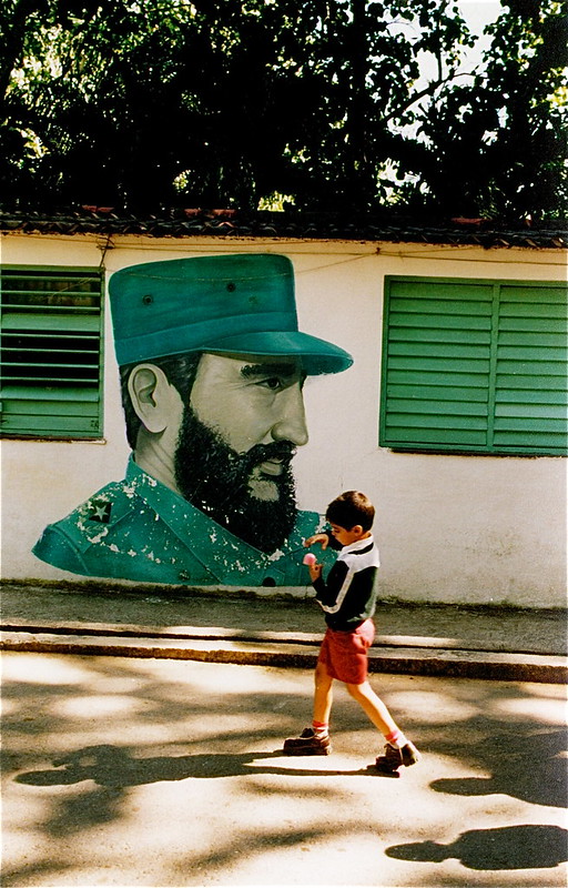 Fidel Castro School Propaganda, Cuba