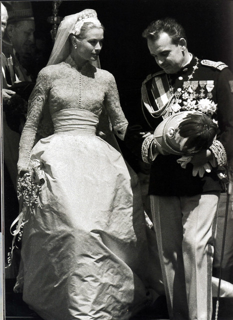 Grace Kelly's wedding to Prince Ranier, 1956
