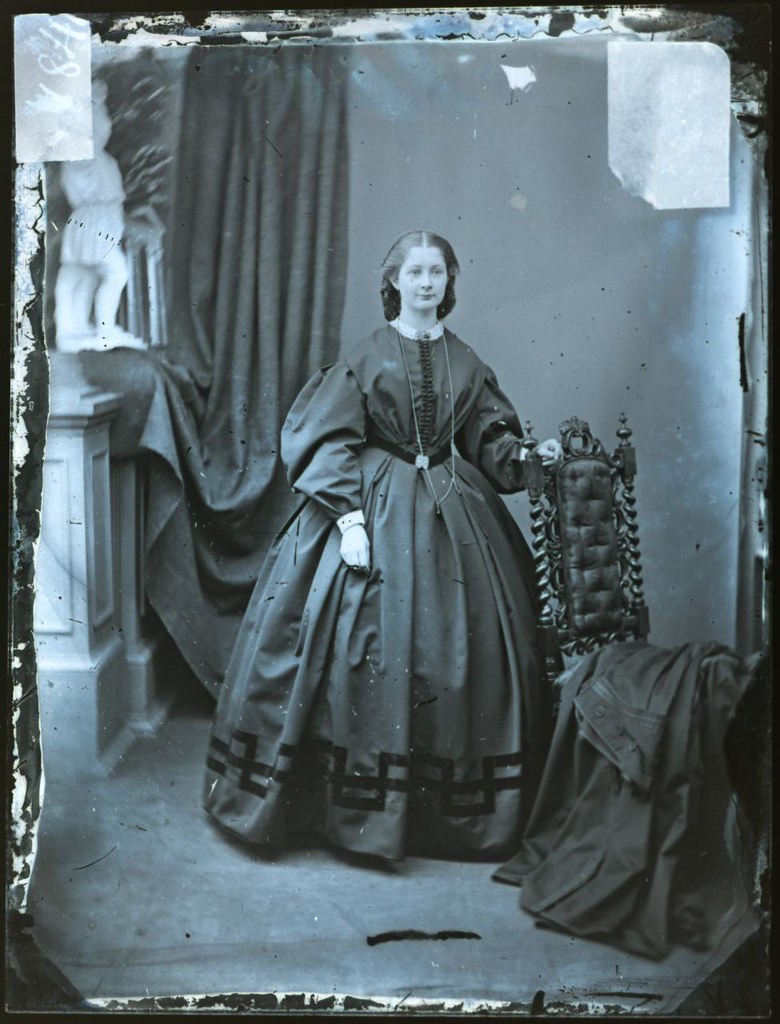 Digital positive from a lovely early wet plate collodion glass negative (#2). collodion, glassplate, glassplatenegative