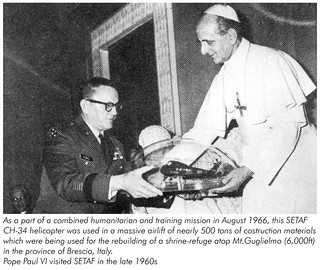 Pope Paul VI visits SETAF - 1960s - United States Army Southern European Task Force (SETAF) Historical Photo