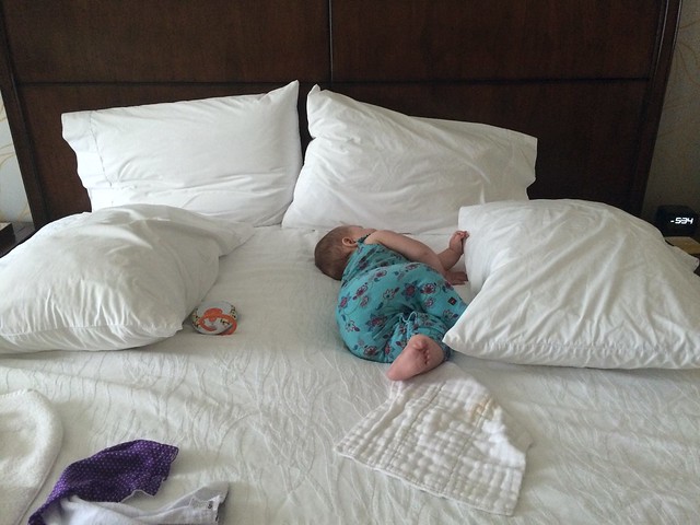 Naptime at the hotel