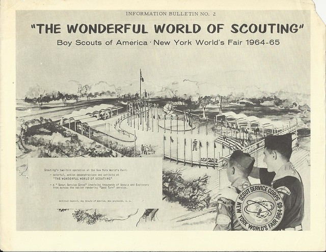 Cover of the Boy Scouts Pavilion Information Bulletin
