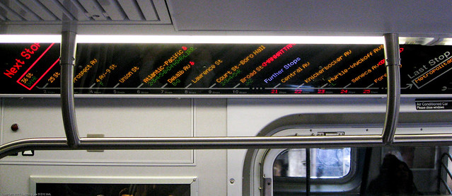 NYC Subway LED Signage / 20090923.SD850IS.3166 / SML