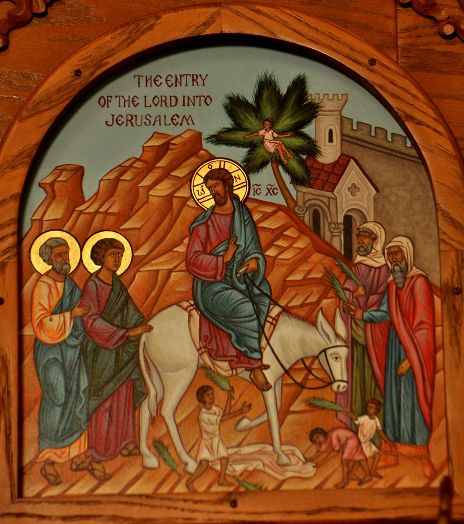 Palm Sunday Icon Entry Into Jerusalem Ted Flickr