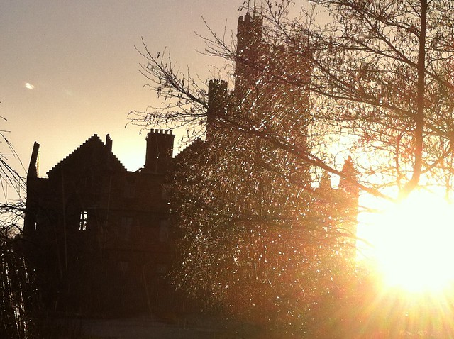 Sun going down on Hartwood