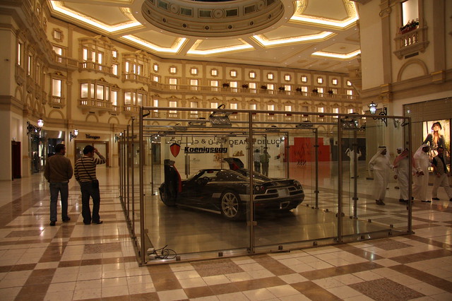 coenigsegg ccx in villagio mall doha qatar