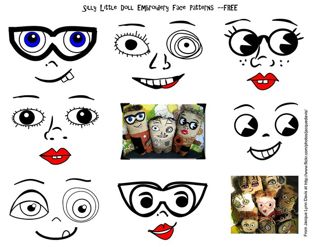 free doll face patterns