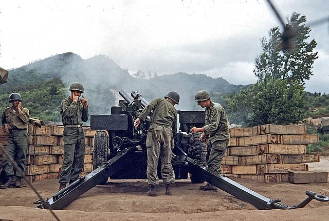 Battery B, 58th Field Artillery Battalion, 3rd Infantry Division, Battle of the Kumsong Salient, Korean War, July 1953
