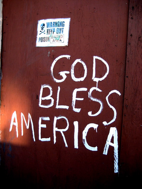 God Bless America/Warning Keep Out - Brooklyn NY