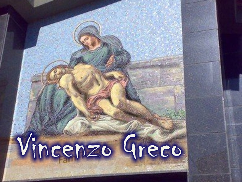 mosaico pannello pietà di michelangelo di Vincenzo Greco | Flickr