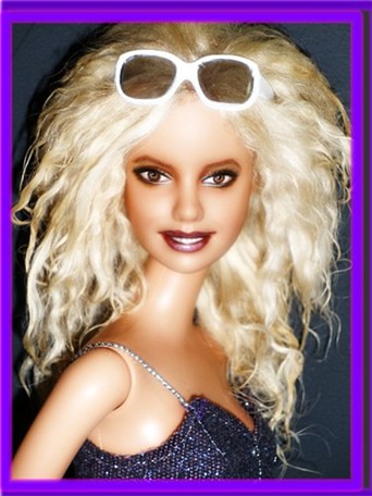 Britney Spears repaint OOAK doll | by Fantasy Dolls by Donna Anne
