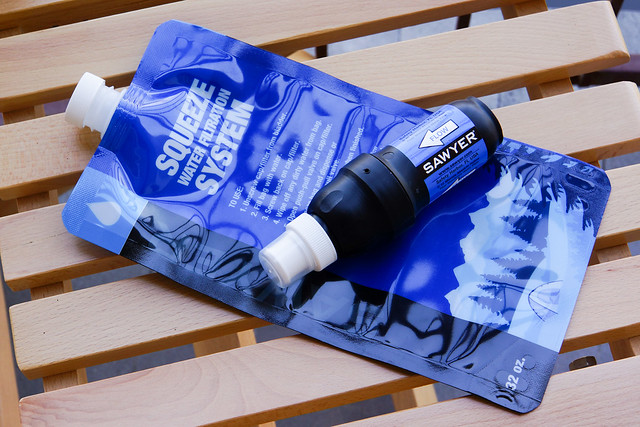 New gear: Sawyer Squeeze water filter