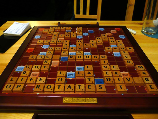 Sunday Evening Scrabble