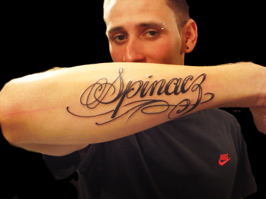 Lettering tattoo | Miguel Angel Custom Tattoo Artist … | Flickr