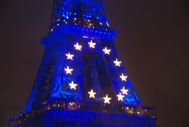 Paris By Night - Eiffel Tower in Blue