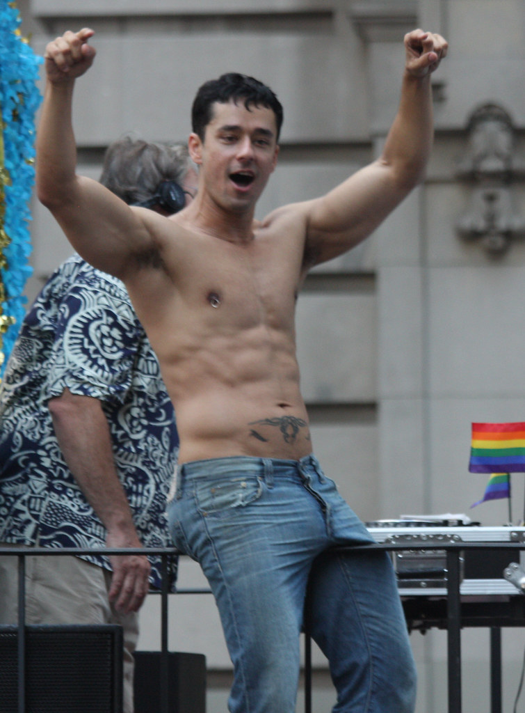 ...hot, sexy, male, pits, march, nipple, hunk, pride, parade, jeans, hottie...