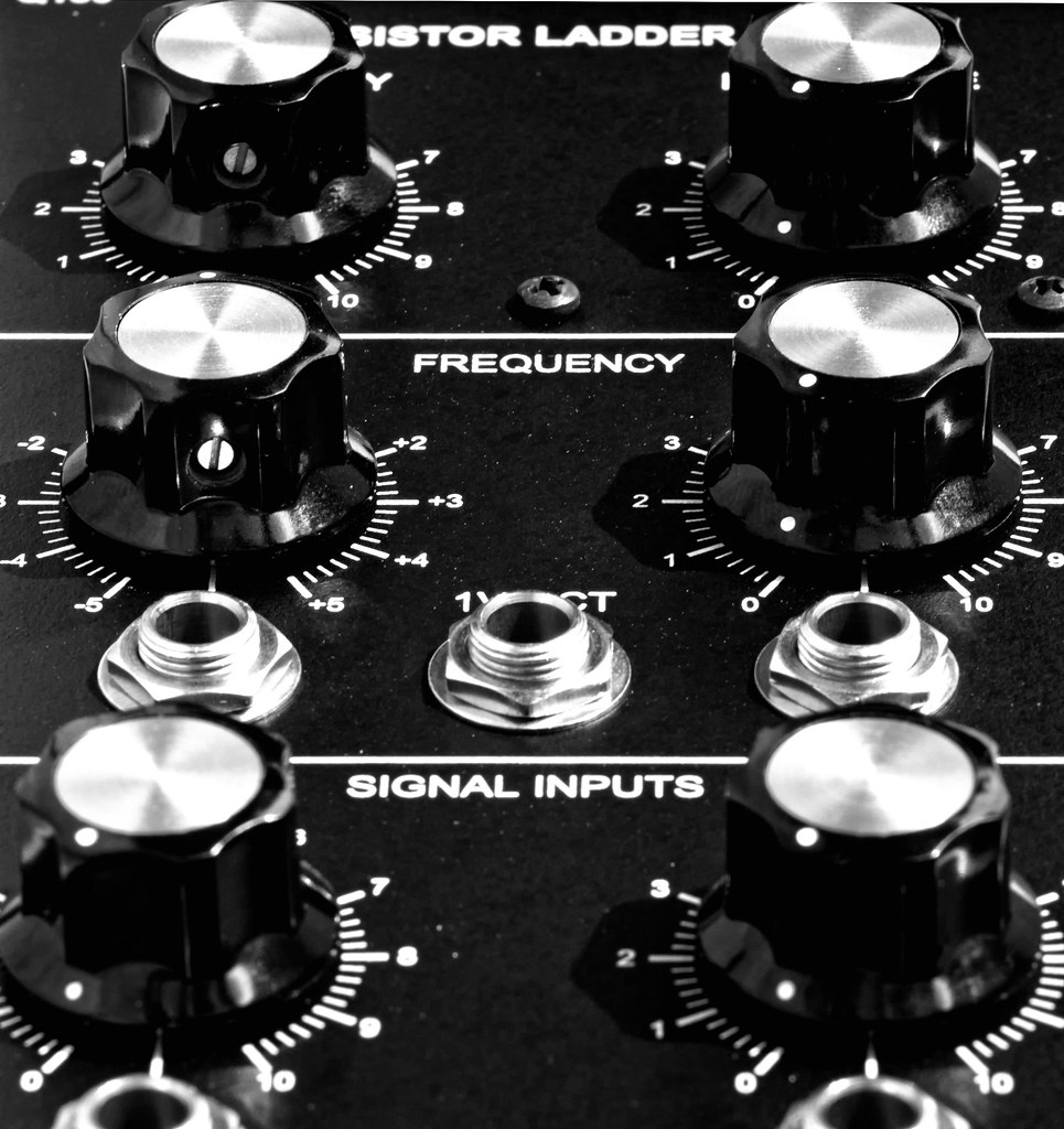 Synthesizer Filter Module B&W by Peter Gorges