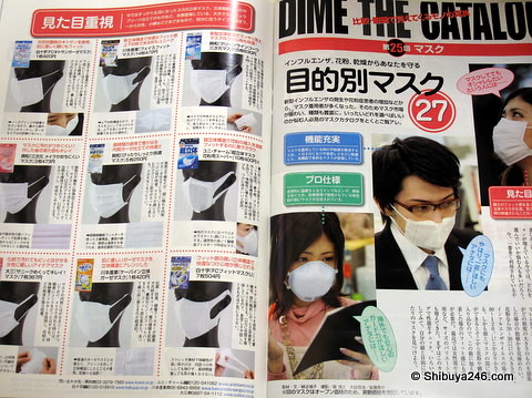 Face masks, Japan