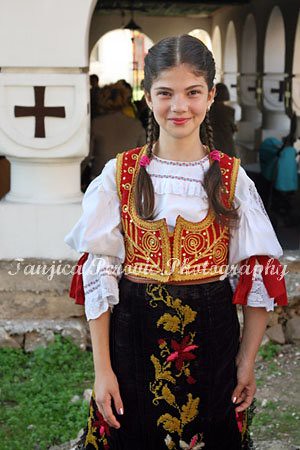 Girl in Serbian national costume, Pirot, Serbia. Tanjica Perovic Photography.