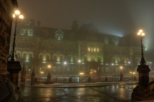 Fog Series: the Prime Minister's Office in Fog by Geekstalt