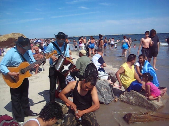 Video of Musicians on the Beach