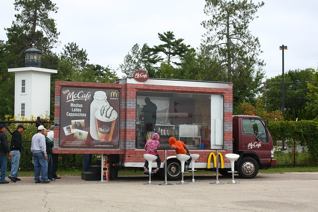 The Mobile McCafe Truck at the UP State Fair