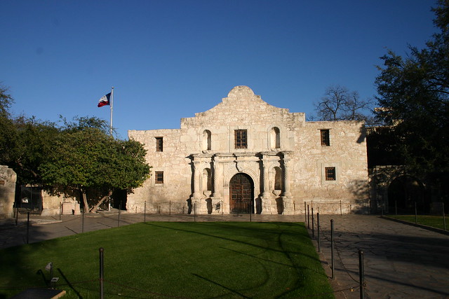 The Alamo, late afternoon