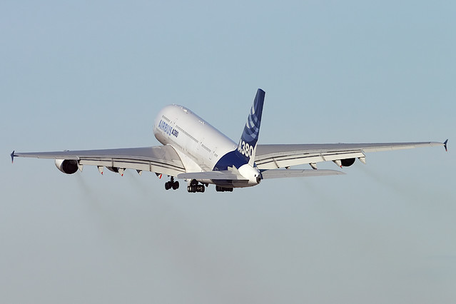 Airbus A380 at Minneapolis