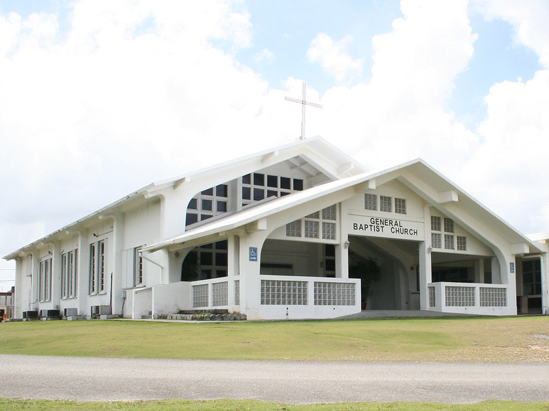 One of the island’s first Baptist churches, the General Baptist Memorial Church was built in 1955.

Nathalie Pereda/Guampedia