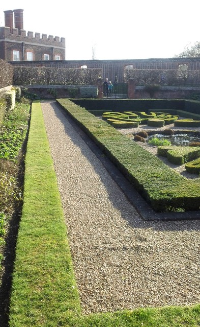 Geometric gardens Hampton Court