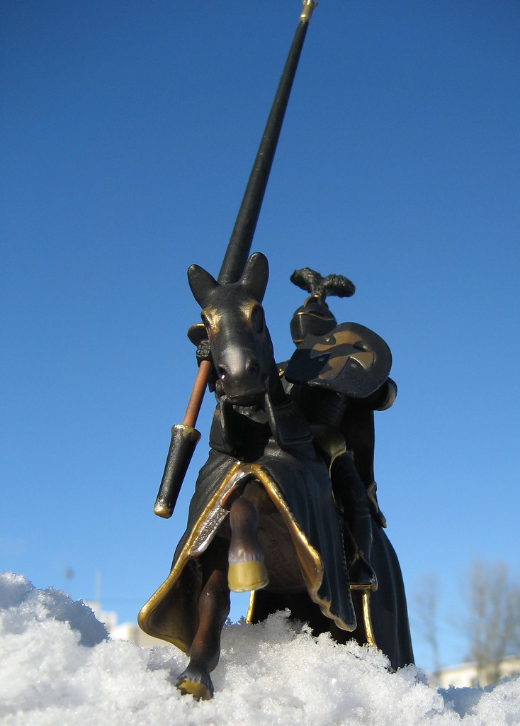 Charging knight | The Black Knight rides to the charge. | Göran Frilund ...