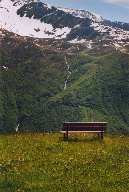 Solitary Bench [Oberalp - 26 June 2004]
